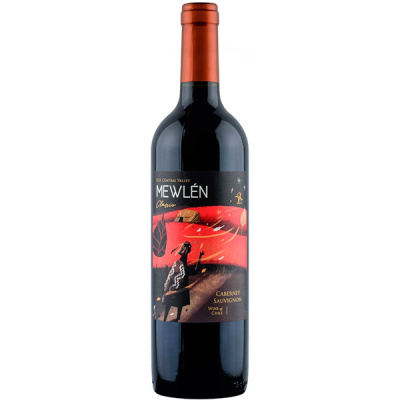 Вино Красное Сухое Mewlen Classic Cabernet Sauvignon Valle Central 2021 0,75 л фото