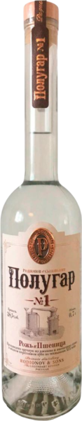 Дистиллят Polugar №1 Rye & Wheat (БЕЛАРУСЬ) 0,7 л фото