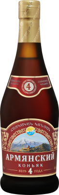 Бренди Веди-Алко Армянский 4 Года 40% 0,5 л фото