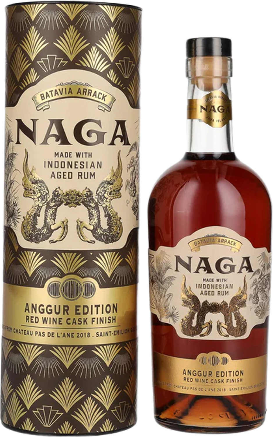 Ром Batavia Arrack Naga Anggur Edition Red Wine Cask Finish in tube 0,7 л фото