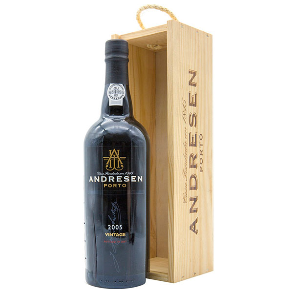 Портвейн Andresen Vintage in wooden box 2005 0,75 л фото