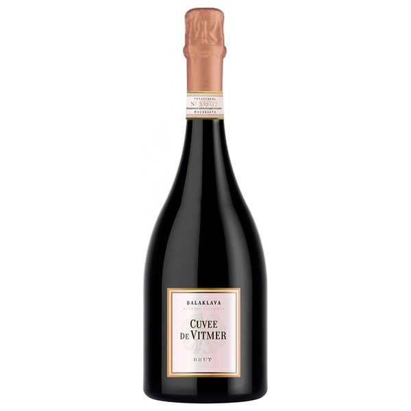 Вино игристое Белое Брют Cuvee de Vitmer Brut 2019 0,75 л фото