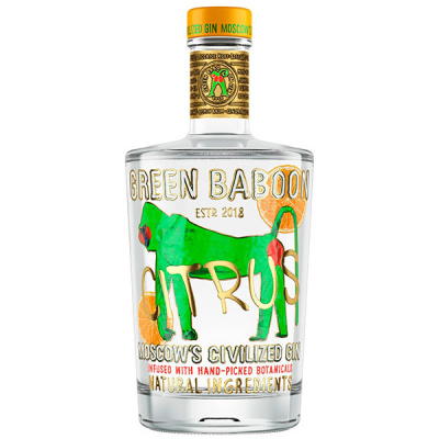 Джин Green Baboon Citrus 0,5 л фото