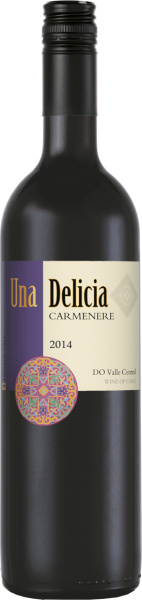 Вино Красное Сухое Una Delicia Carmenere 2021 0,75 л фото