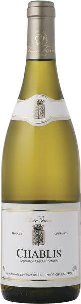 Вино Белое Сухое Olivier Tricon Chablis 2022 0,75 л фото