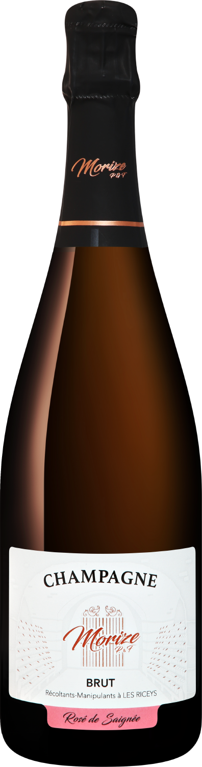 Вино игристое Розовое Брют Morize Brut Rosé de Saignée Champagne 0,75 л фото