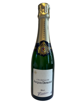Шампанское Белое Брют Jacques Defrance Brut Tradition Champagne 2021 0,375 л фото
