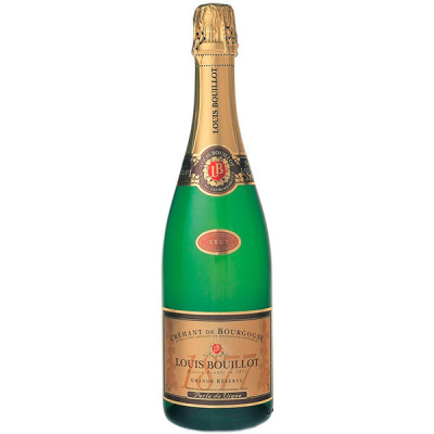 Вино игристое Белое Брют Louis Bouillot Grande Reserve Cremant de Bourgogne Brut 0,75 л фото