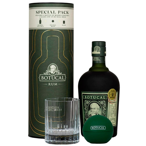 Ром Diplomatico Reserva Exclusiva in tube with glass and form for ice 0,75 л фото
