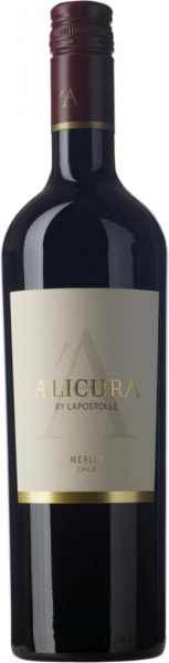 Вино Красное Сухое Alicura Merlot 2018 0,75 л фото