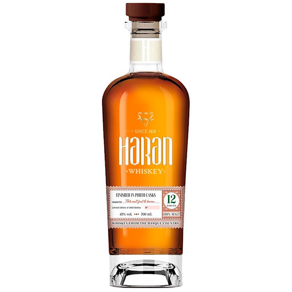Виски Haran 12 Years Old Finished in Porto Casks 0,7 л фото