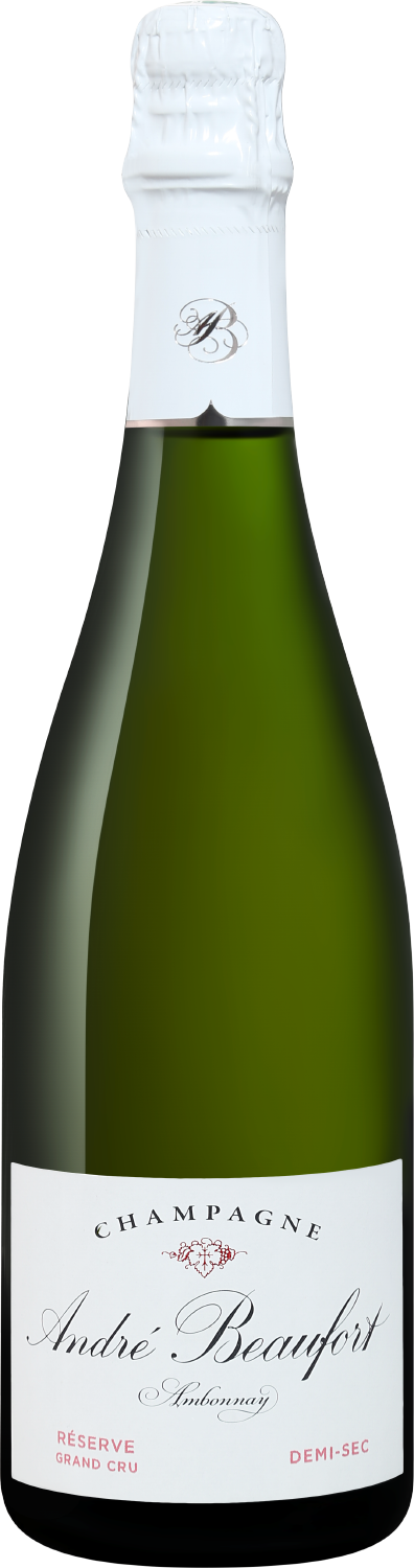 Вино игристое Белое Полусладкое Andre Beaufort Ambonnay Grand Cru Reserve Demi-Sec Champagne 0,75 л фото