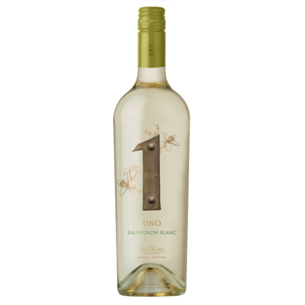 Вино Белое Сухое Uno Sauvignon Blanc 0,75 л фото