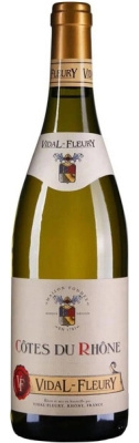 Вино Белое Сухое Vidal-Fleury Cotes du Rhone Blanc 2022 0,75 л фото