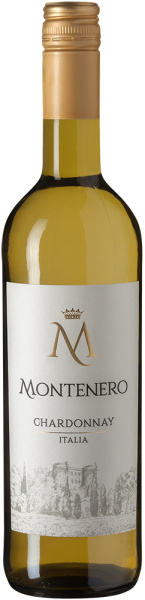 Вино Белое Сухое Montenero Chardonnay 2022 0,75 л фото