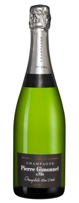 Шампанское Белое Экстра Брют Pierre Gimonnet & Fils Oenophile Non Dose Blanc de Blancs Premier Cru Brut Nature Champagne 2018 0,75 л фото