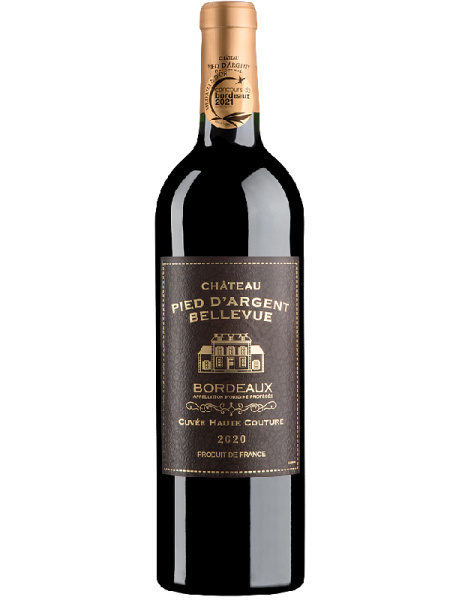 Вино Красное Сухое Chateau Pied D'Argent Bellevue 2021 0,75 л фото