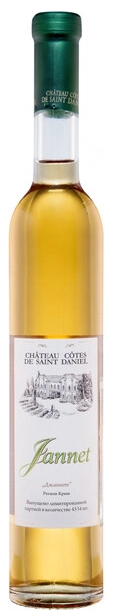 Вино Белое Сладкое Chateau Cotes de Saint Daniel Jannet Crimea 2017 0,375 л фото