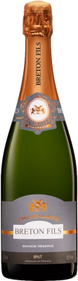 Шампанское Белое Брют Breton Fils Grande Reserve Brut Champagne 0,75 л фото