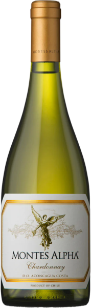 Вино Белое Сухое Montes Alpha Chardonnay Aconcagua Costa 2022 0,75 л фото