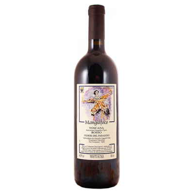 Вино Красное Сухое Poderi del Paradiso Mangiafoco Rosso Toscana 2019 0,75 л фото