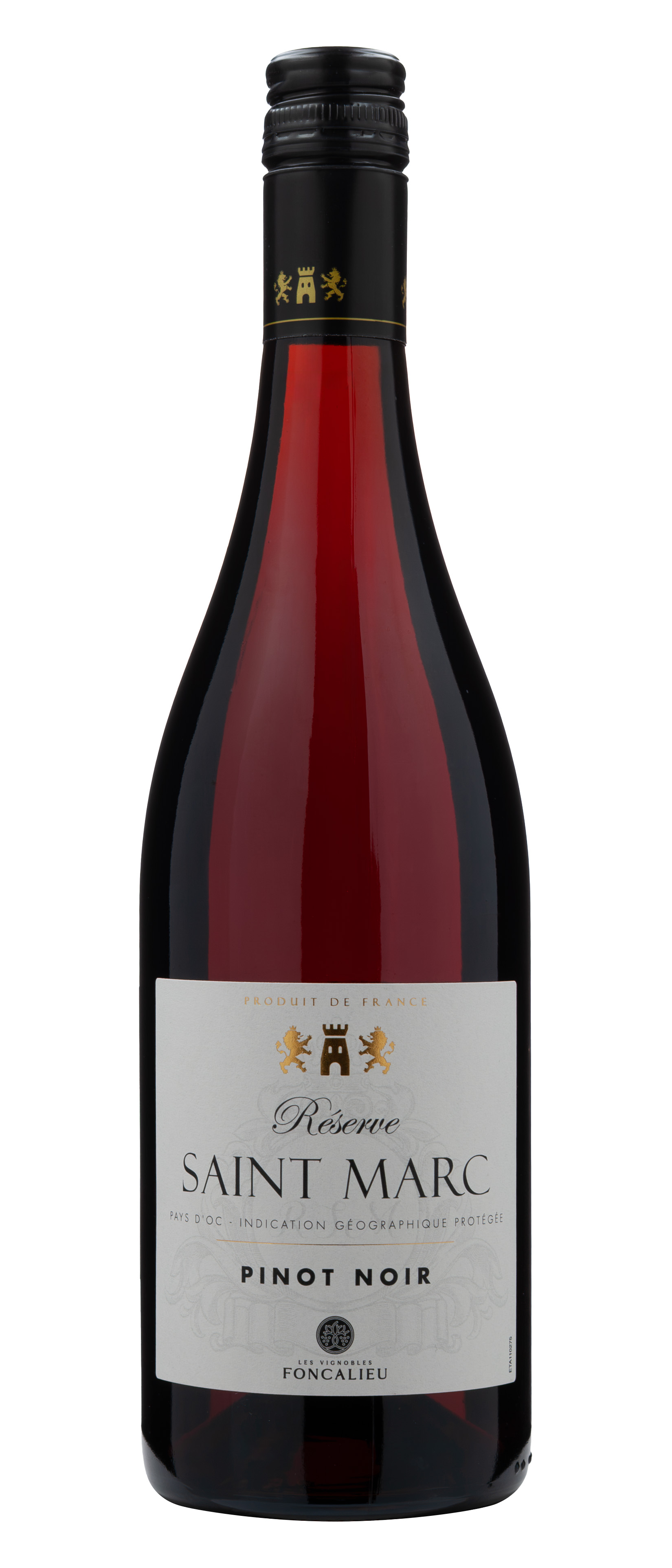 Вино Красное Сухое Les Vignobles Foncalieu Reserve Saint Marc Pinot Noir 2025 0,75 л фото