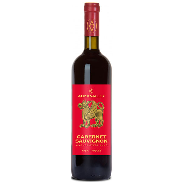 Вино Красное Сухое Alma Valley Cabernet Sauvignon Crimea 2020 0,75 л фото