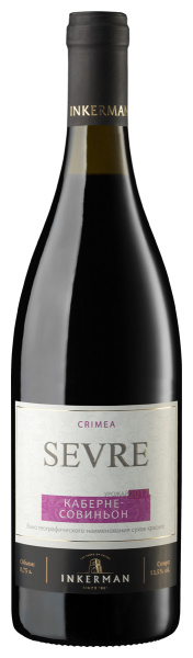 Вино Красное Сухое Inkerman Sevre Cabernet Sauvignon 2022 0,75 л фото