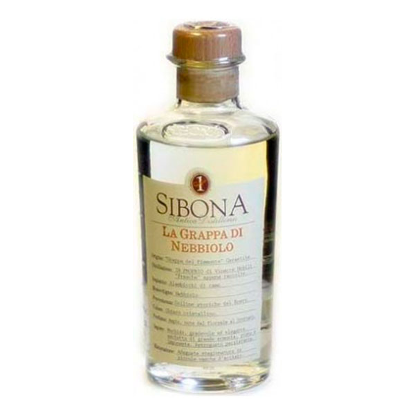 Граппа Sibona La Grappa di Nebbiolo 0,50 л фото