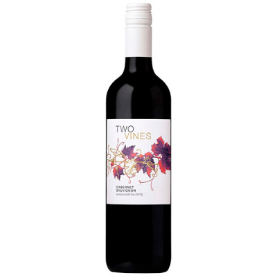 Вино Красное Полусухое Columbia Crest Two Vines Cabernet Sauvignon Columbia Valley 2017 0,75 л фото