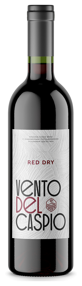 Вино Красное Сухое Vento Del Caspio Red 2021 0,75 л фото
