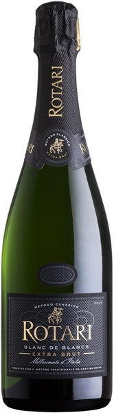 Вино игристое Белое Брют Rotari Blanc de Blancs Extra Brut Trento 2021 0,75 л фото