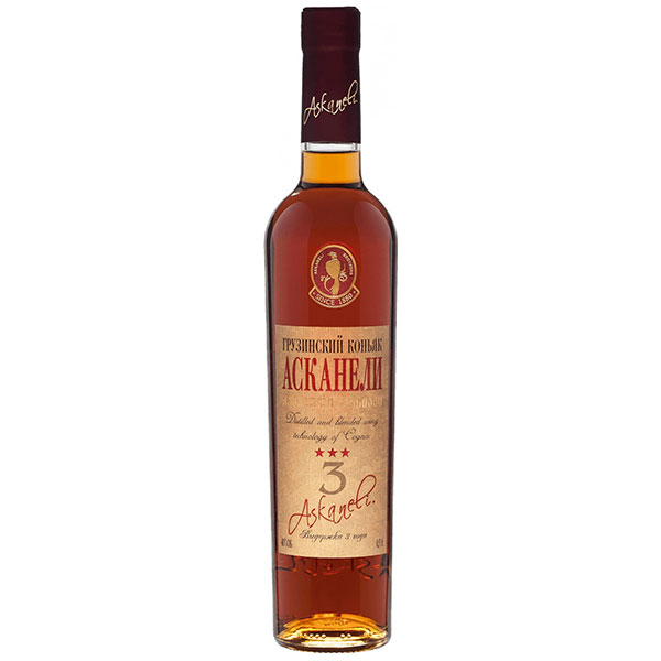 Бренди Askaneli 3 Years Old 0,50 л фото