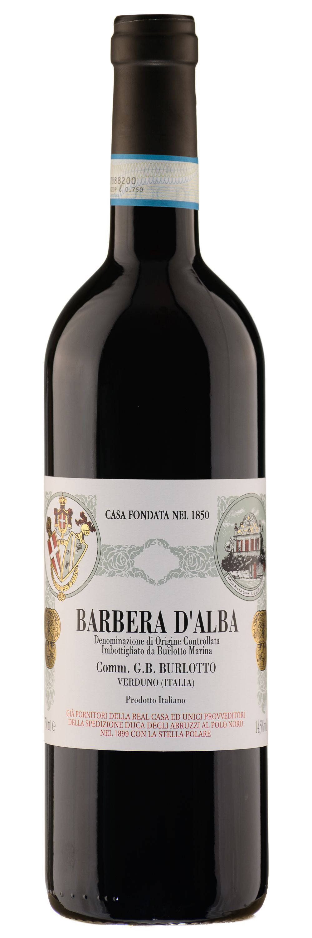Вино Красное Сухое Burlotto Barbera d'Alba 2024 0,75 л фото