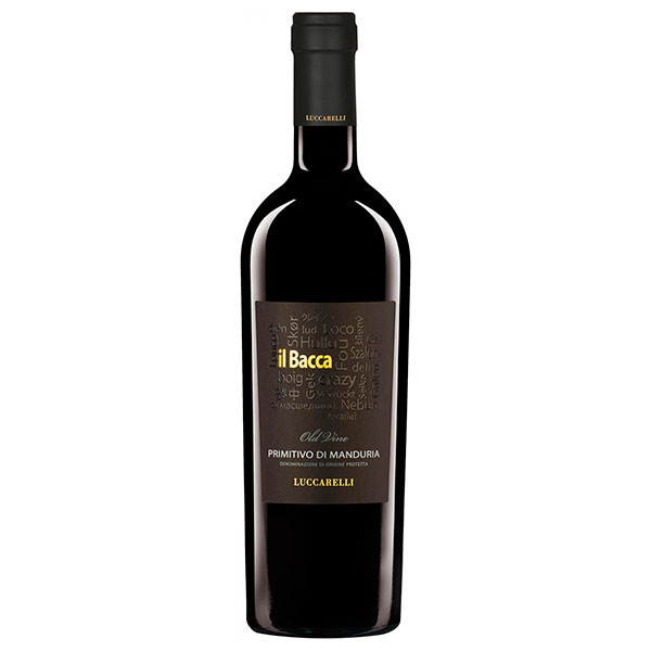 Вино Красное Полусухое Luccarelli Il Bacca Primitivo di Manduria 2021 0,75 л фото