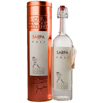 Граппа Poli Sarpa di Poli in tube 0,70 л фото