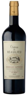 Вино Красное Сухое Chateau de Beaulieu Bordeaux Superieur 2019 0,75 л фото