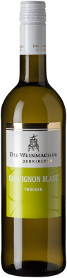 Вино Белое Полусухое Die Weinmacher Sauvignon Blanc Qualitatswein 2023 0,75 л фото