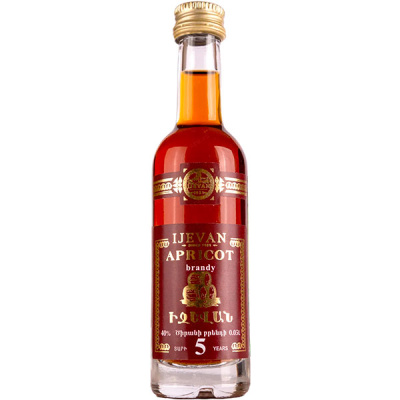 Бренди Ijevan Apricot 5 years 0,05 л фото