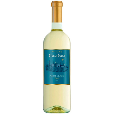Вино Белое Сухое Stella Bella Pinot Grigio Puglia 2023 0,75 л фото