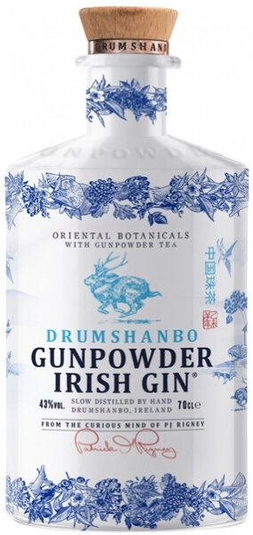 Джин Drumshanbo Gunpowder Irish Gin ceramic bottle 0,7 л фото