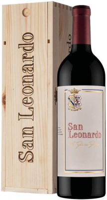 Вино Красное Сухое San Leonardo Vigneti delle Dolomiti in wooden box 2019 0,75 л фото
