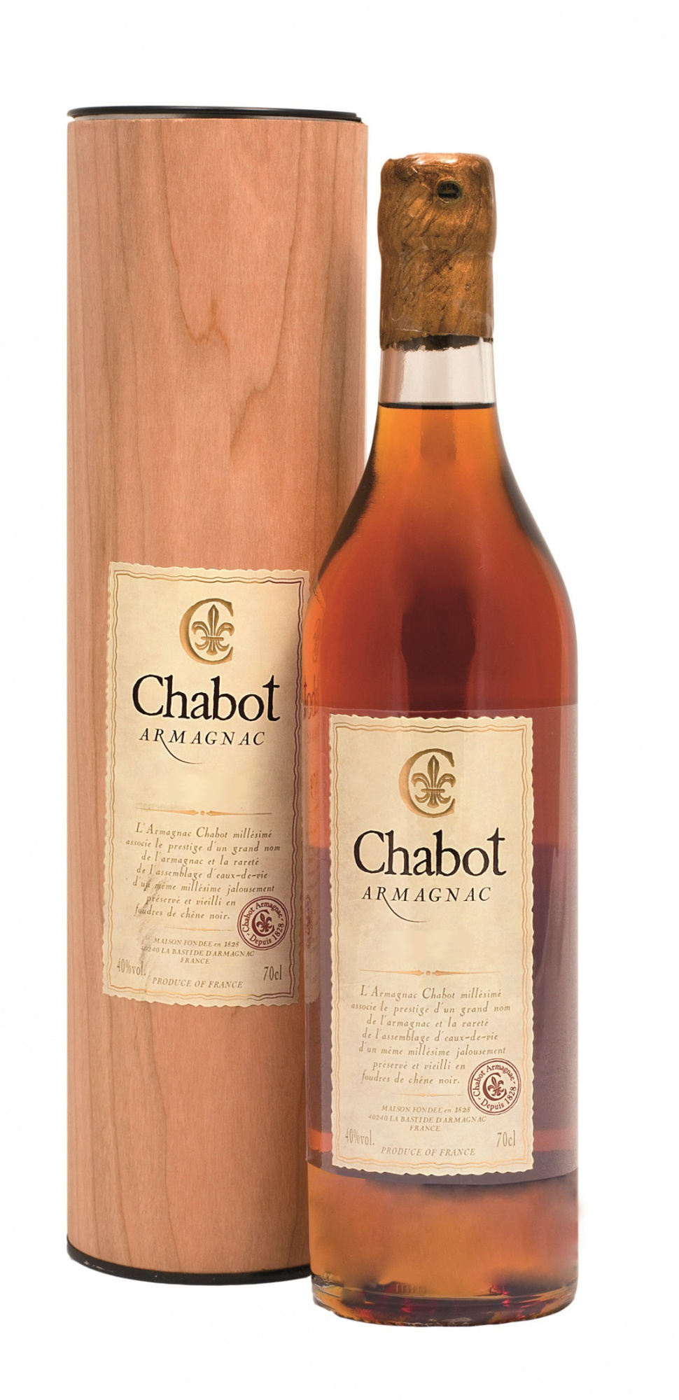 Арманьяк Chabot in tube 1989 0,7 л фото