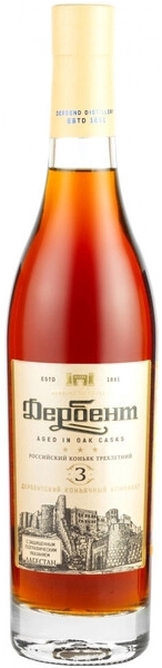 Бренди Derbent 3 Stars 0,5 л фото