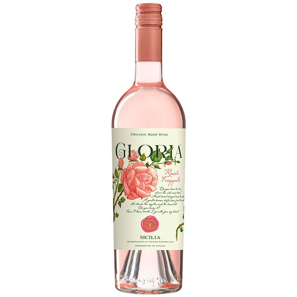 Вино Розовое Полусухое Gloria Rosato Frappato Sicilia 2021 0,75 л фото