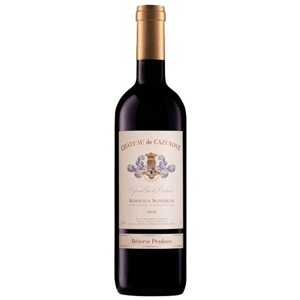 Вино Красное Сухое Chateau de Cazenove Reserve Pradines Bordeaux Superieur 2016 0,75 л фото