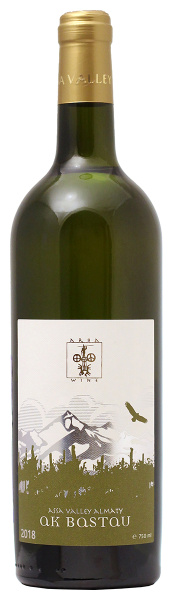 Вино Белое Полусладкое Arba Wine Ak Bastau 2018 0,75 л фото