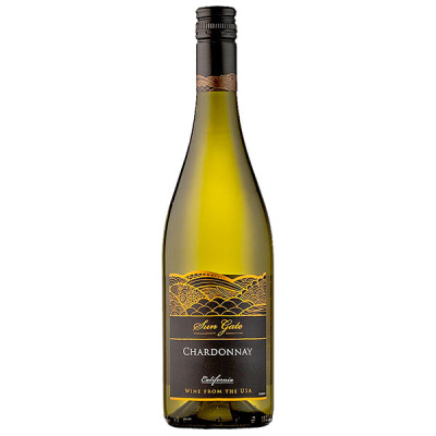 Вино Белое Сухое Sun Gate Chardonnay California 2018 0,75 л фото