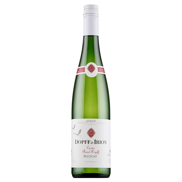 Вино Белое Полусухое Dopff & Irion Cuvee Rene Dopff Muscat Alsace 2021 0,75 л фото