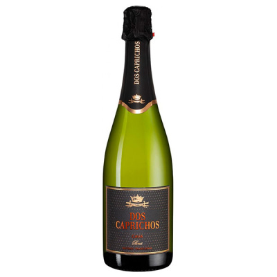 Вино игристое Белое Брют Dos Caprichos Cava Brut 0,75 л фото